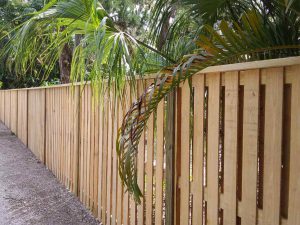 Shadowbox Wood Fence Sarasota, Florida