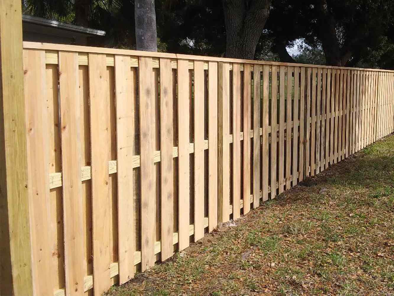 Photo of a Florida wood fence