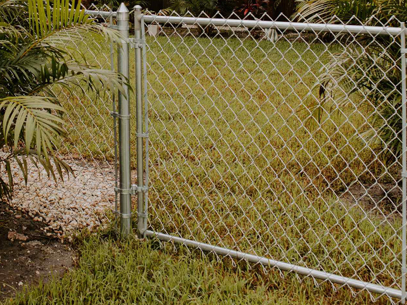 Residential Chain Link Fence - Sarasota Florida