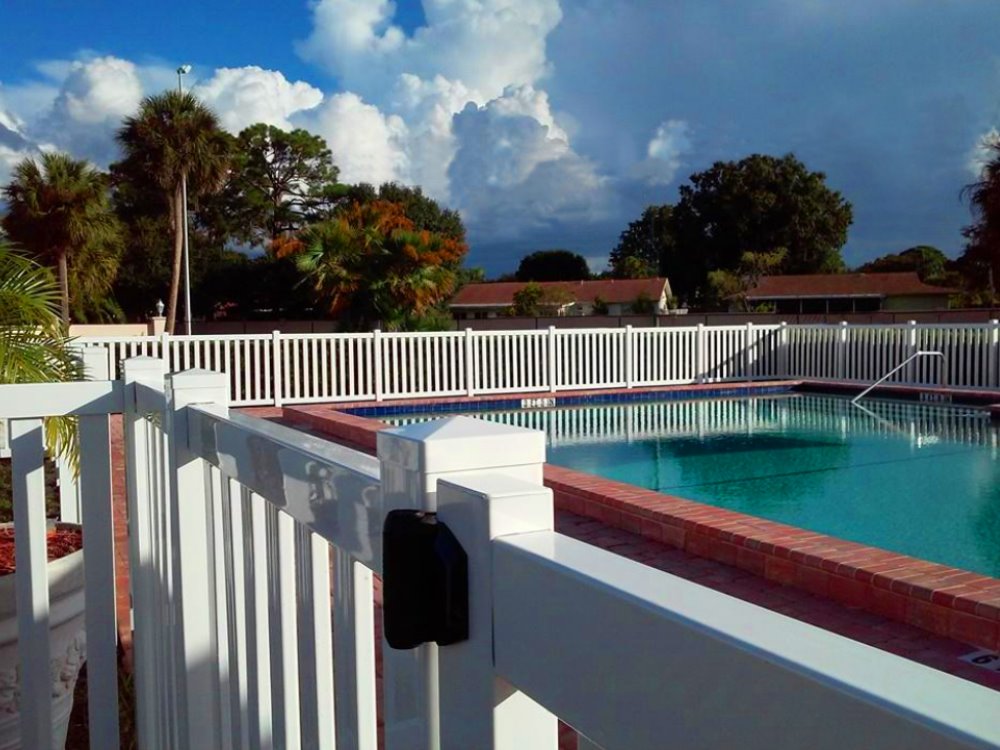 Vinyl Pool Fencing in Sarasota, Florida
