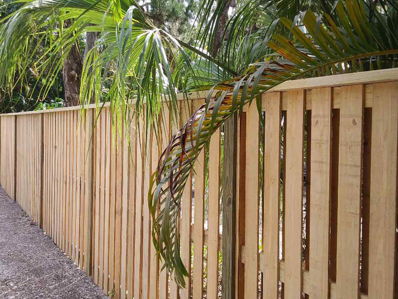 Residential Wood Fence - Sarasota Florida