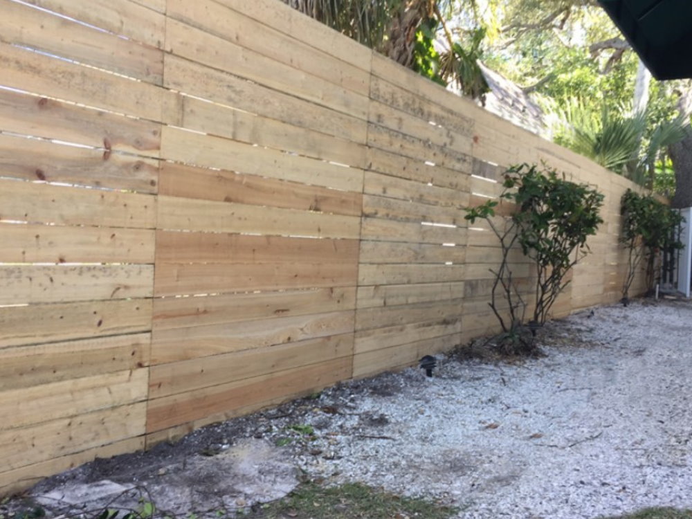 Bayshore Gardens Florida wood privacy fencing