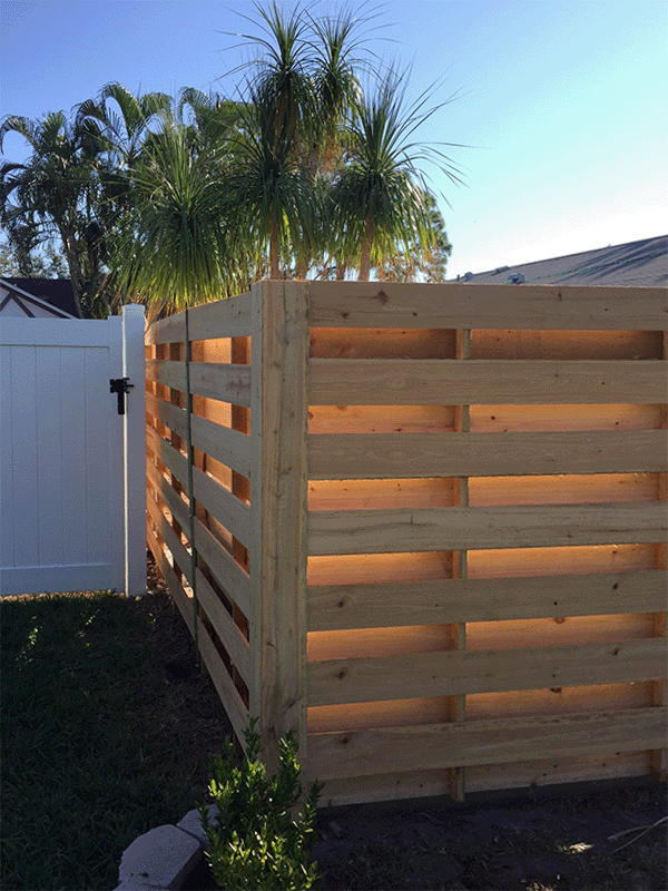 Wood fence styles that are popular in Charlotte County Florida