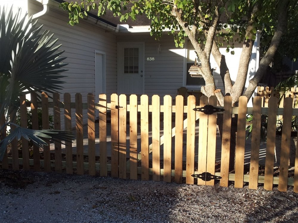 Picket Wood Fence