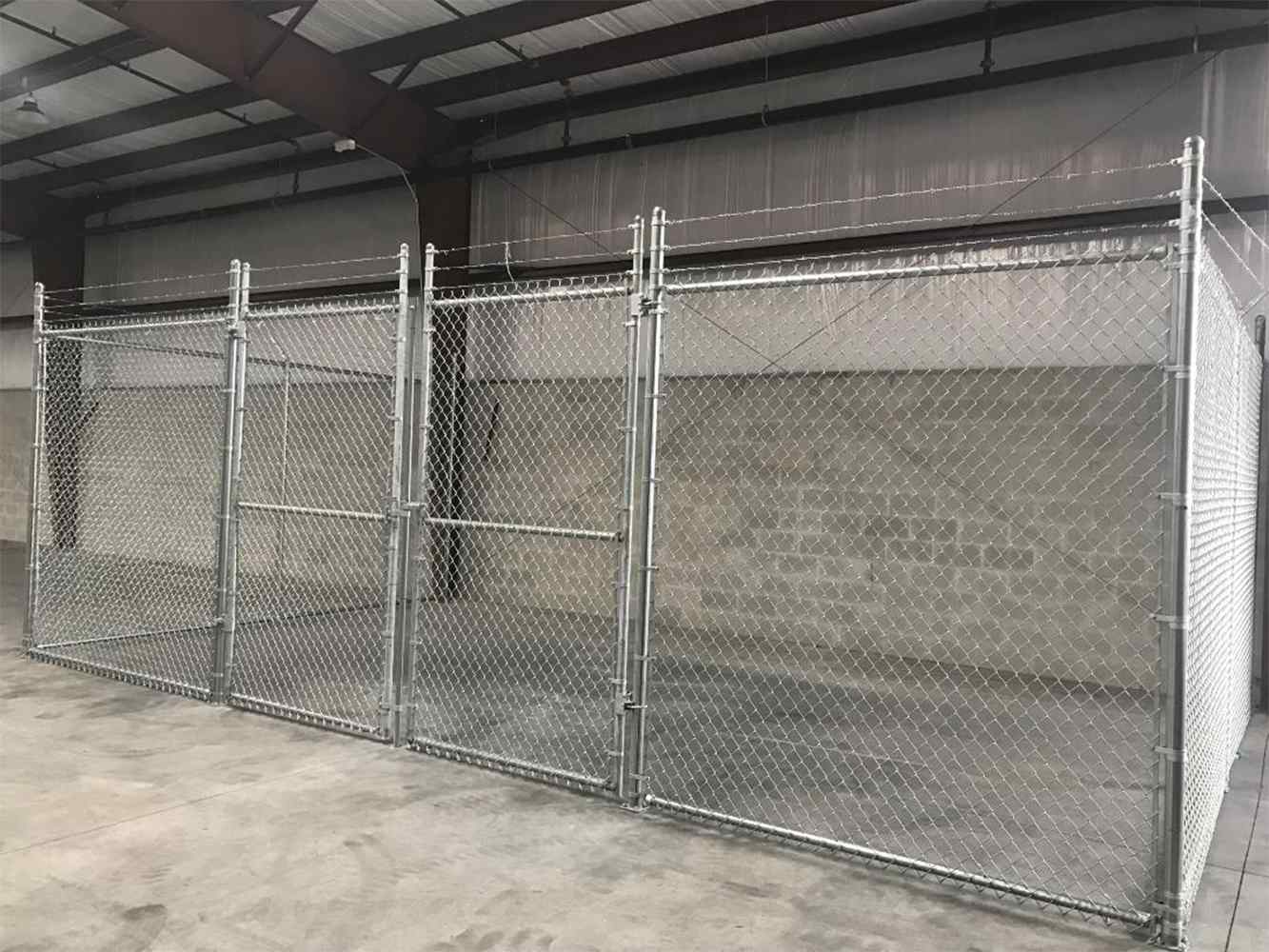 Commercial galvanized chain link fence installation company in Sarasota Florida