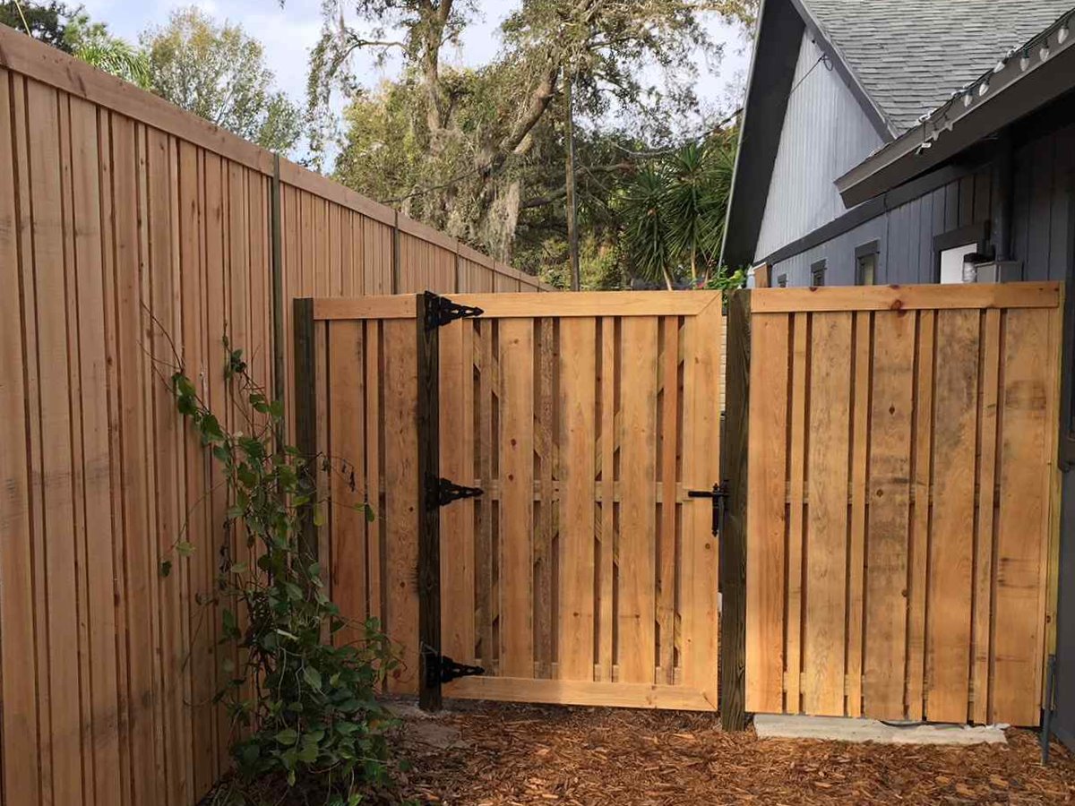 Wood Fence Project by Sarasota, Florida Fence Company